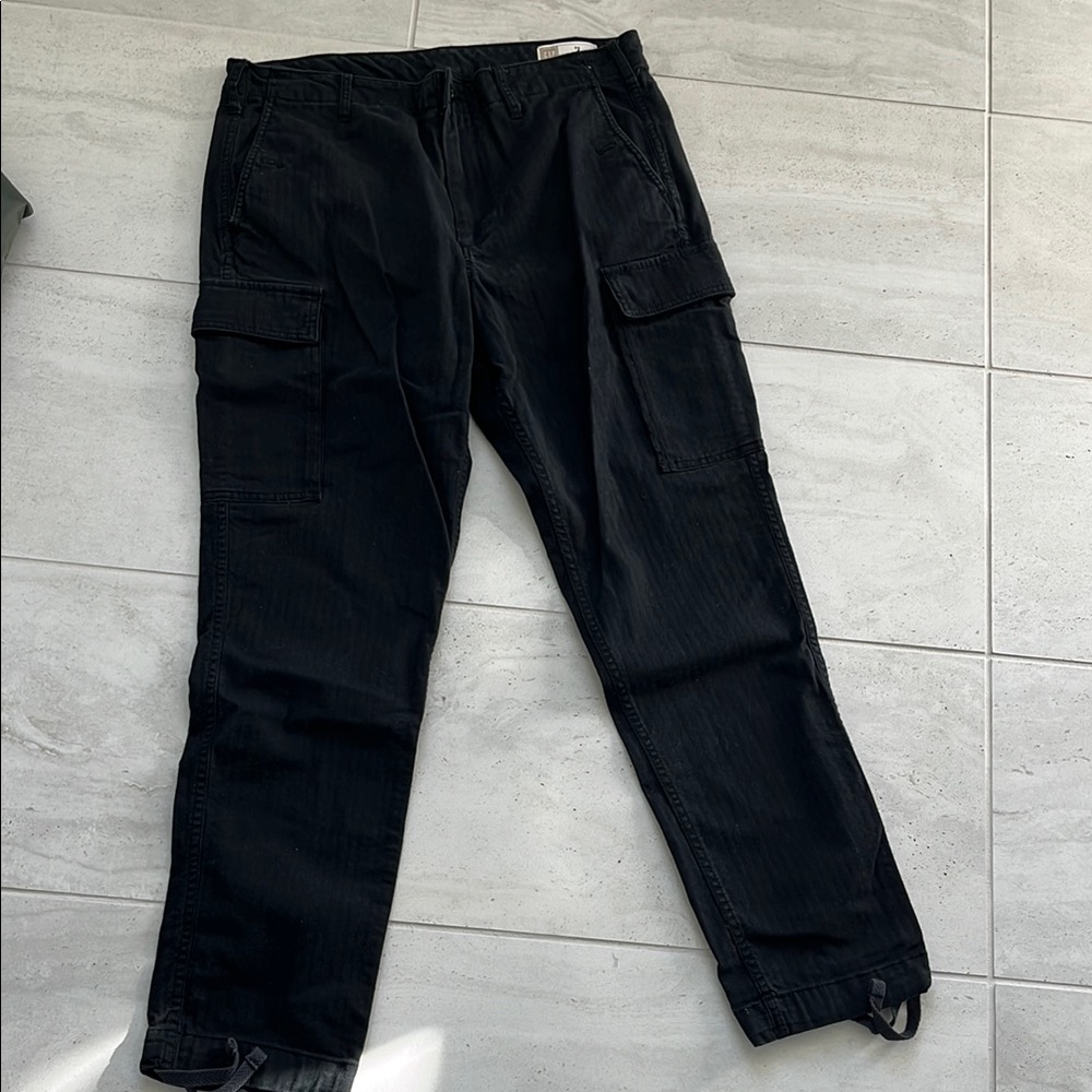 Men's Black Cargo Pants